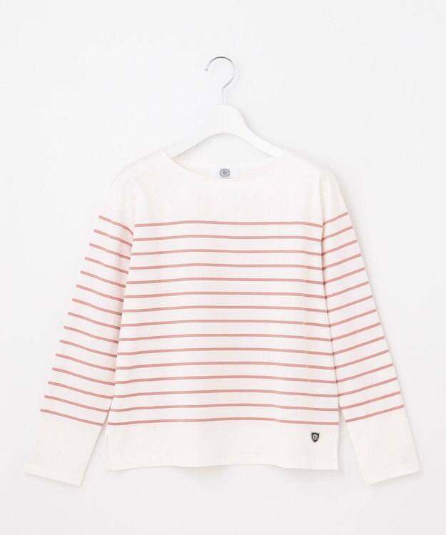 J.PRESS LADIES バスクボーダー カットソー ピンクボーダー系