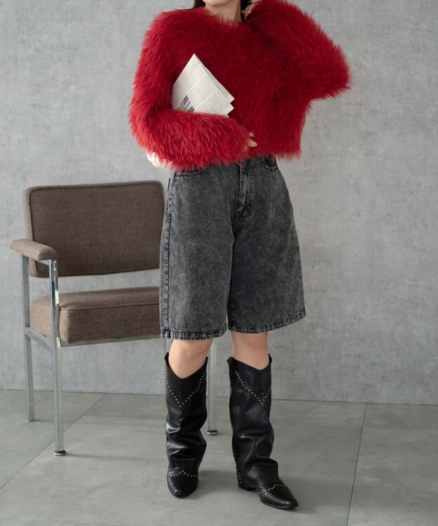 WEGO シャギーショートPO レッド