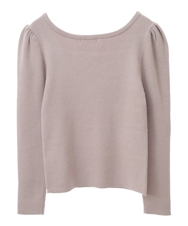 earth music&ecology ＳＥＴ２点ケープ＋リブニットプルオーバー Beige