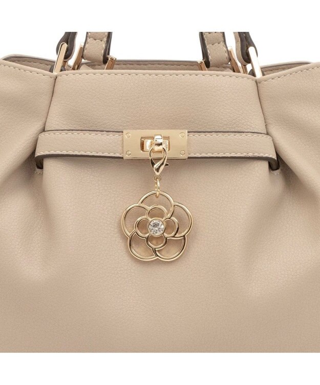 CLATHAS ポルサ 2WAYハンドバッグ グレージュ