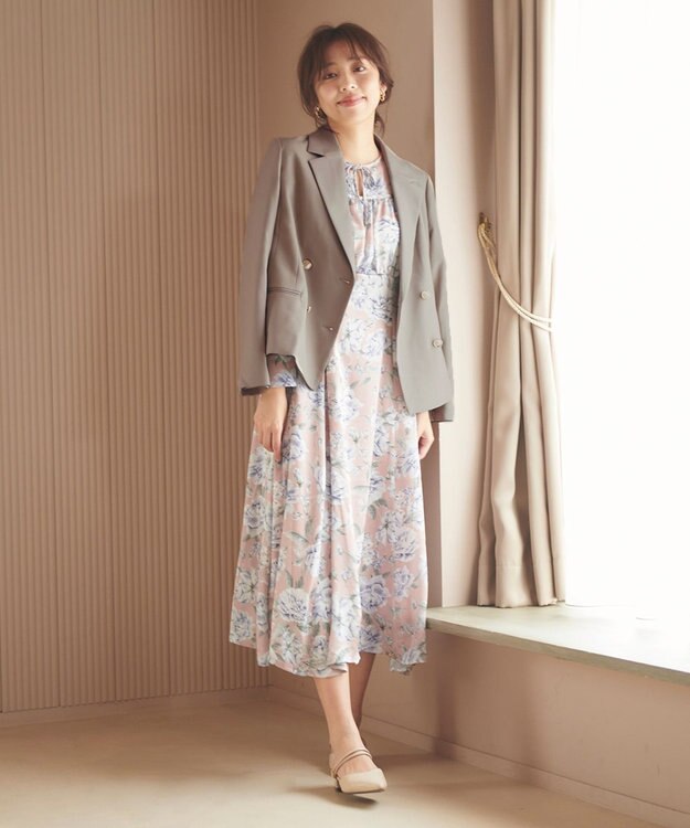 Feroux 2WAYテーラード ジャケット ライトグレー系