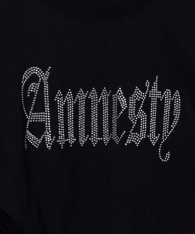 WEGO サイドドロストラインストーンT ブラック