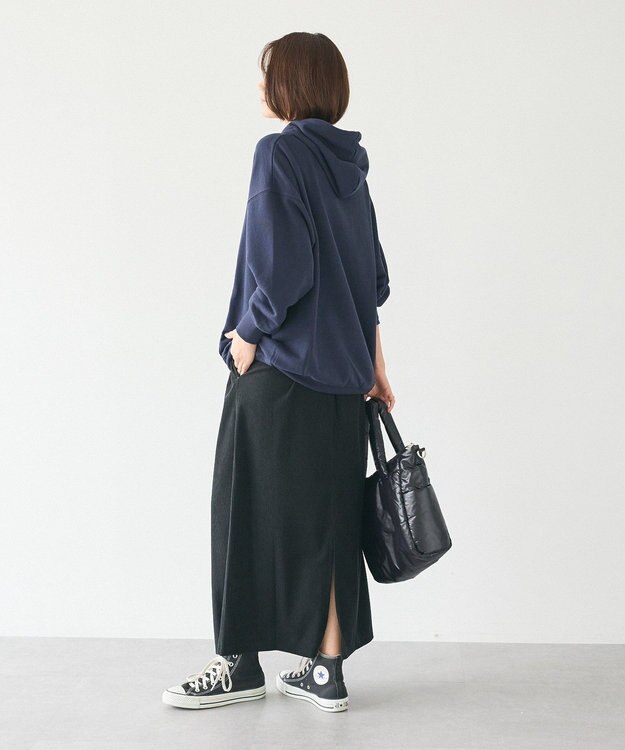CRAFT STANDARD BOUTIQUE 【ユニセックス】裏毛プリントパーカー Navy