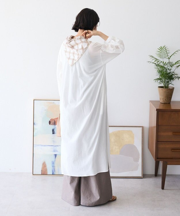 CRAFT STANDARD BOUTIQUE ジョーゼットワンピース Off White