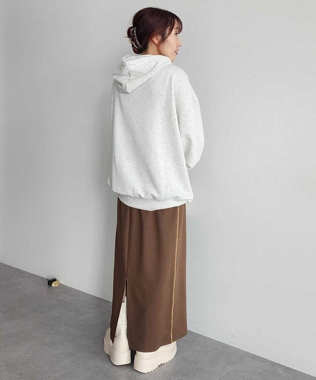 CRAFT STANDARD BOUTIQUE 【ユニセックス】裏毛プリントパーカー Oatmeal