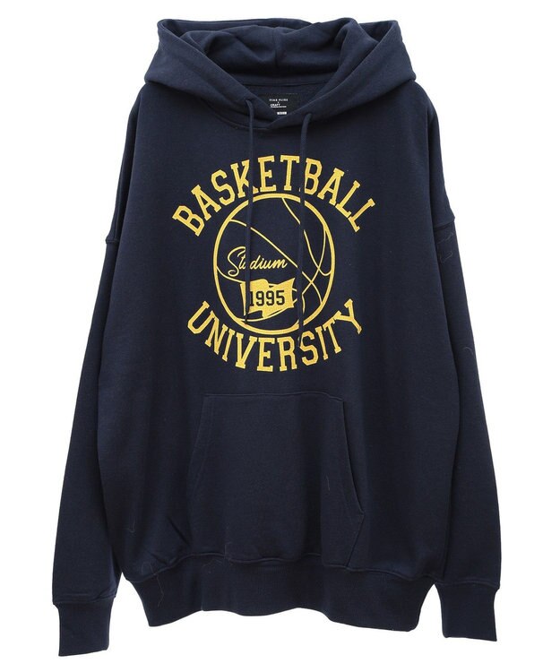 CRAFT STANDARD BOUTIQUE 【ユニセックス】裏毛プリントパーカー Navy