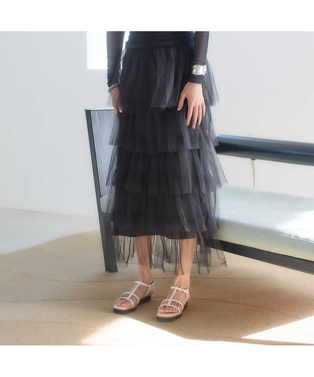 MODE ET JACOMO <carino>厚底Tストラップサンダル ホワイト