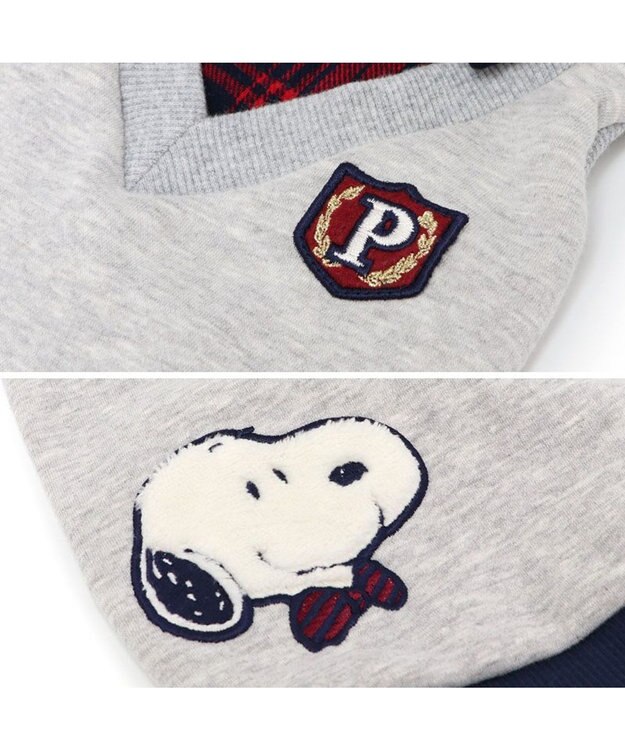 PET PARADISE スヌーピー おりこうトレーナー  グレー 小型犬 グレー