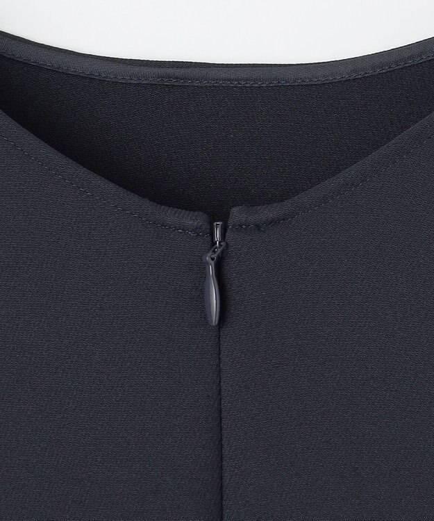 #Newans 【洗濯機可】オールシーンジップドレス ネイビー