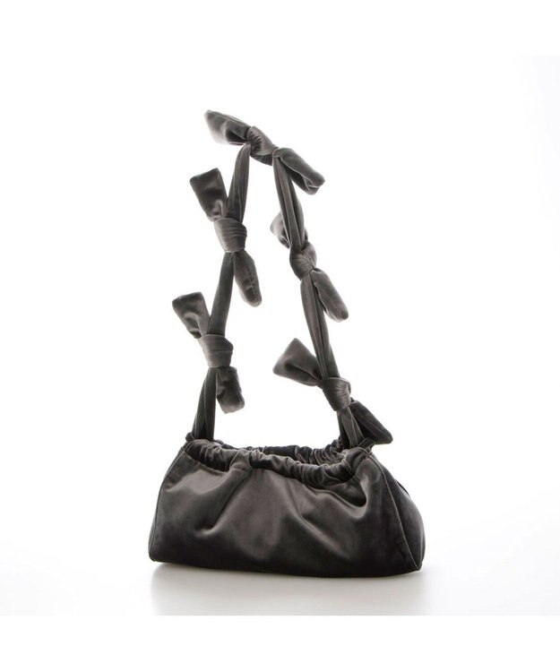 UNBILLION カカトゥ kakatoo / ベルベットリボンバゲットショルダーバッグ GY