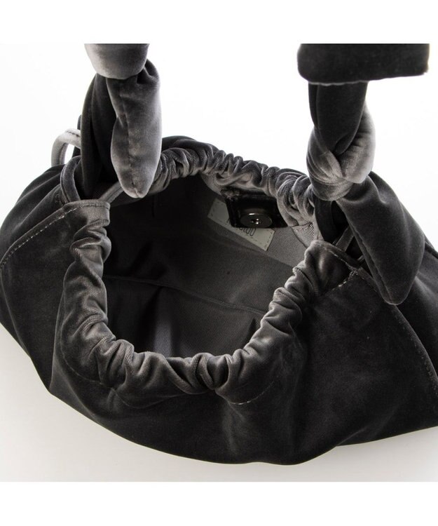 UNBILLION カカトゥ kakatoo / ベルベットリボンバゲットショルダーバッグ GY