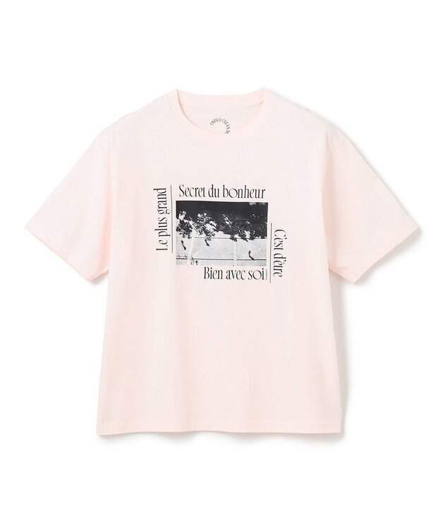 UNFILO CLEAN Tee ピンク1
