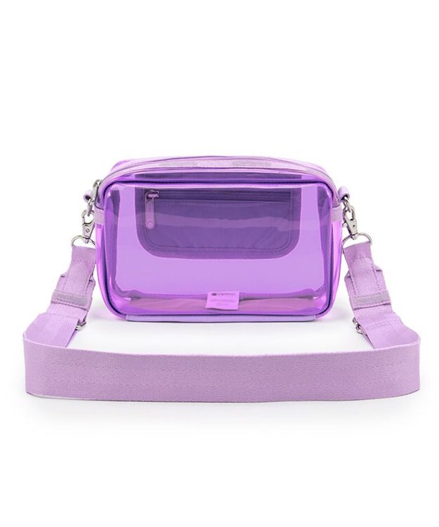 LeSportsac CLEAR E/W PHONE CROSSBDY/クリアライラック クリアライラック