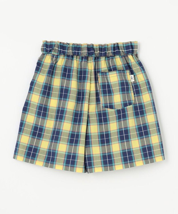組曲 KIDS 【110-140㎝】チェック ショートパンツ イエロー系5