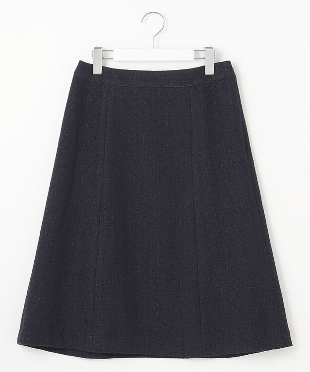 J.PRESS LADIES 【セットアップ対応】ファンシーツイード スカート ネイビー系