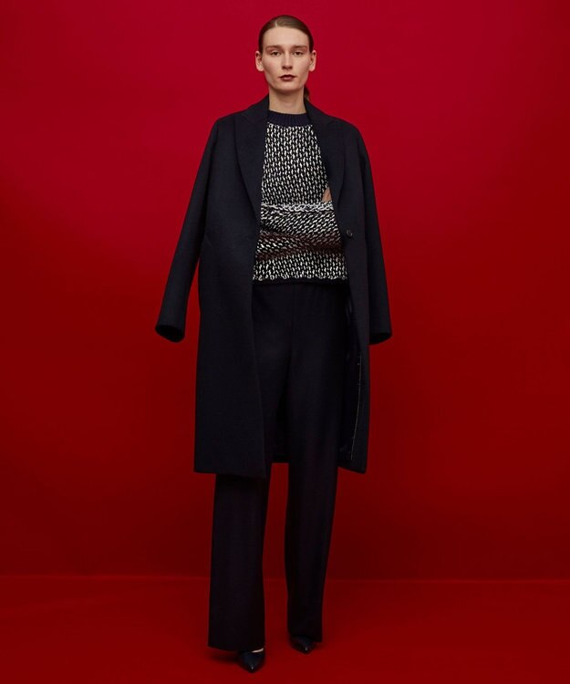 BEIGE， 【S-size】PASSY / チェスターコート Navy