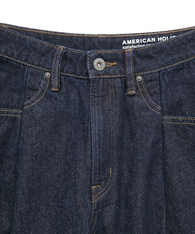 AMERICAN HOLIC ロールアップデニムパンツ One Wash