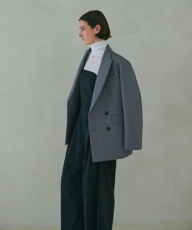 NAVE 【Nave】ボンディング オーバージャケット ライトグレー系