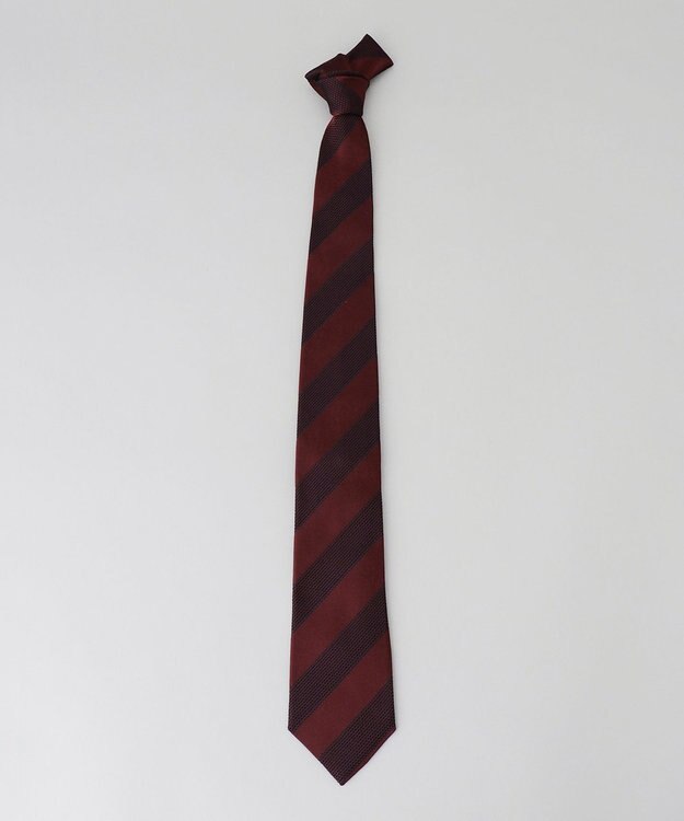 GOTAIRIKU 【Fermo Fossati】レジメンタル ネクタイ ワイン系1