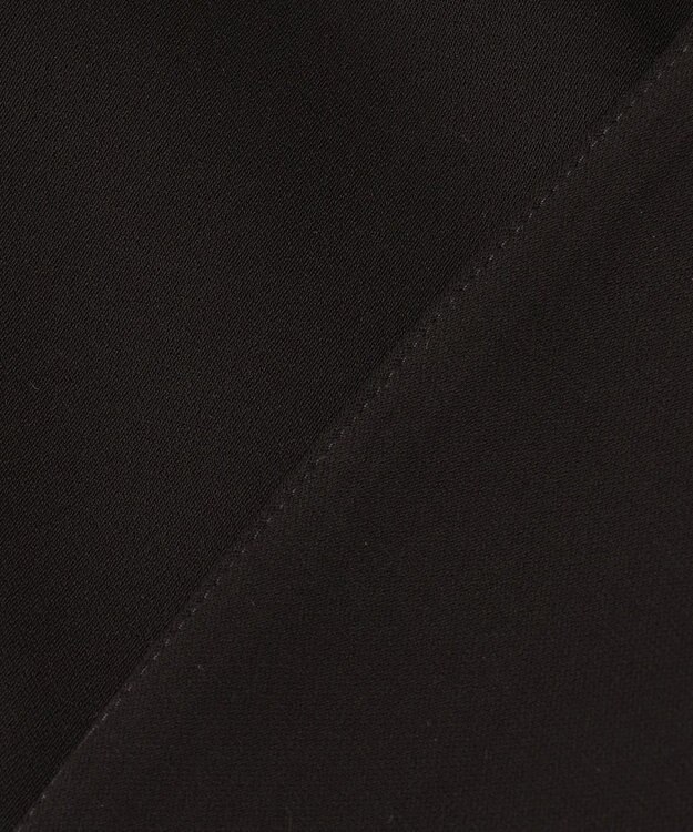 自由区 【XSサイズ～/洗える】ダブルフェイススーティング ノーカラージャケット ネイビー系