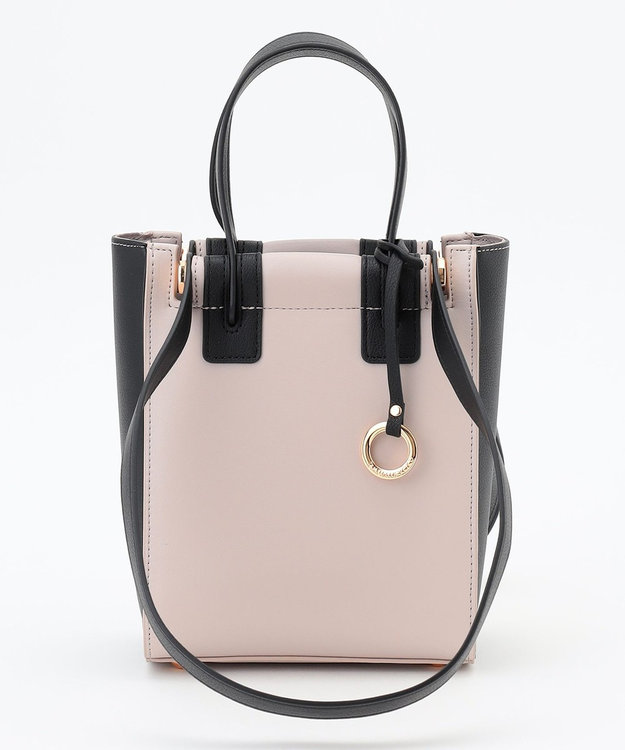 組曲 2WAYハンドルスクエアショルダー バッグ Mini アイスグレー系1