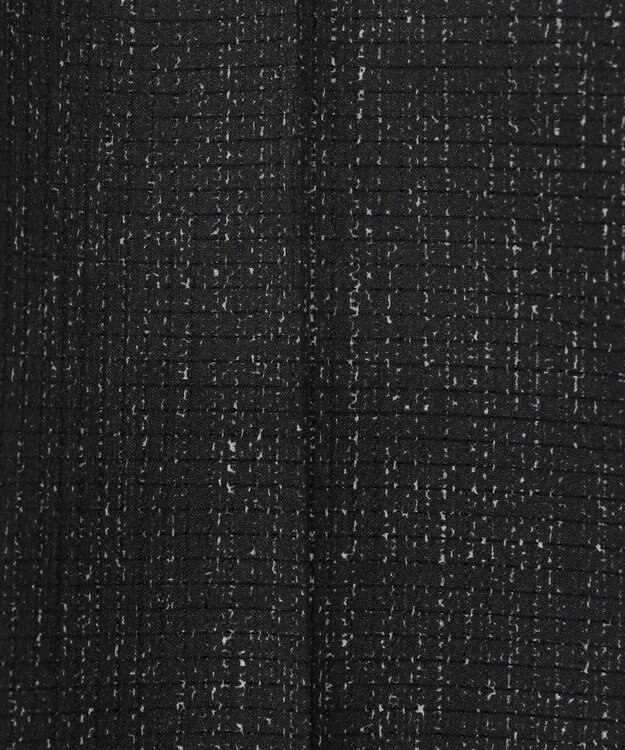 JOSEPH HOMME 新型・新柄【洗える/ストレッチ/シワになりにくい/セットアップ対応可】クールドッツストレッチ ドロスト付テーパードパンツ / PEGG CONVERTIBLE ブラック系