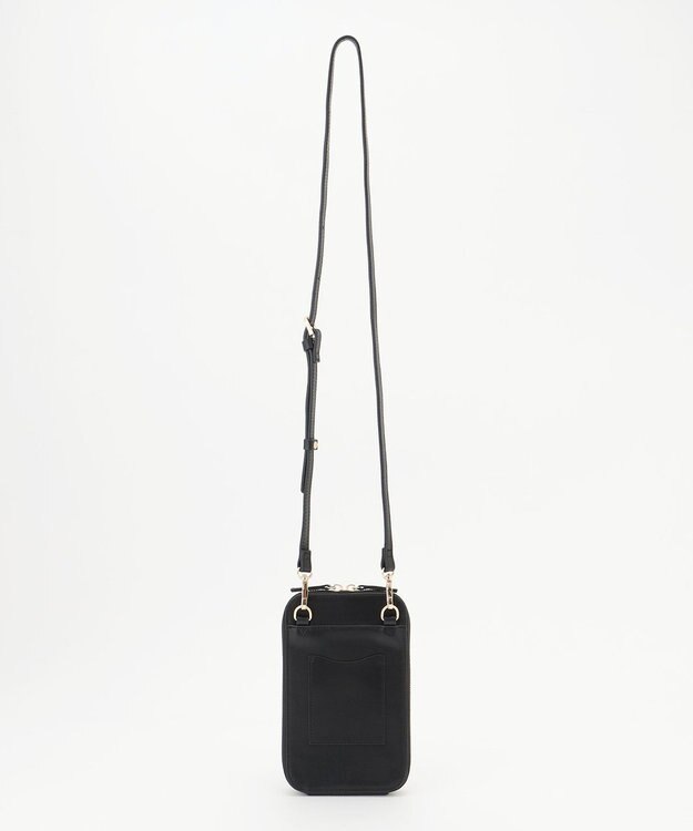 LA BAGAGERIE レザーステッチ　マルチポシェット ブラック