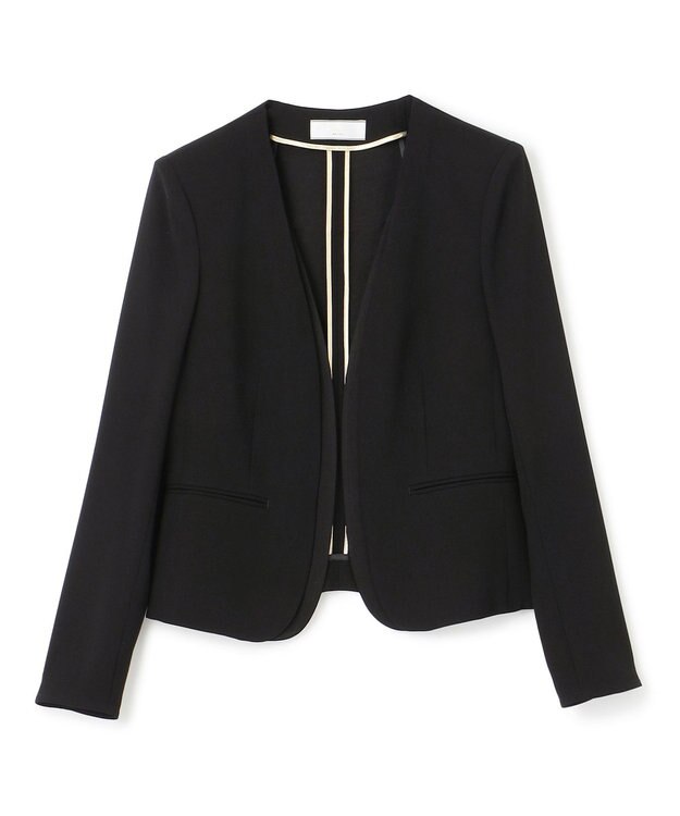 BEIGE， 【Lsize・セットアップ対応】CINDY / ダブルカラージャケット Black