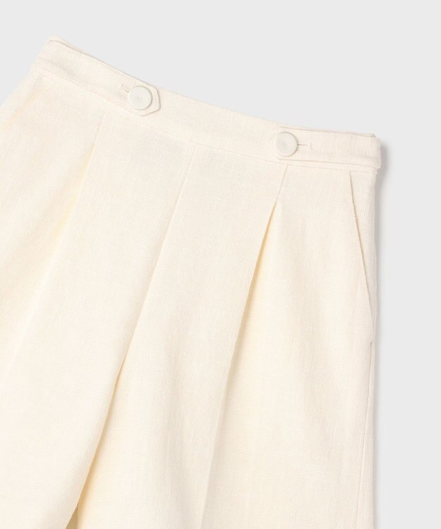 GRACE CONTINENTAL ツイードタックショートパンツ キナリ