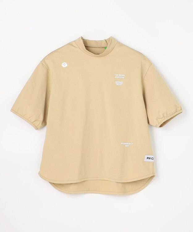 PW CIRCULUS 【WOMEN】パフスリーブモックT  2026年モデル ゴルフウェア レディース ベージュ系