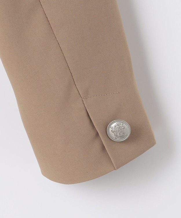 ANY KIDS 【any FAM JUNIOR】ジャケット付きワンピース ベージュ×ベージュチェック