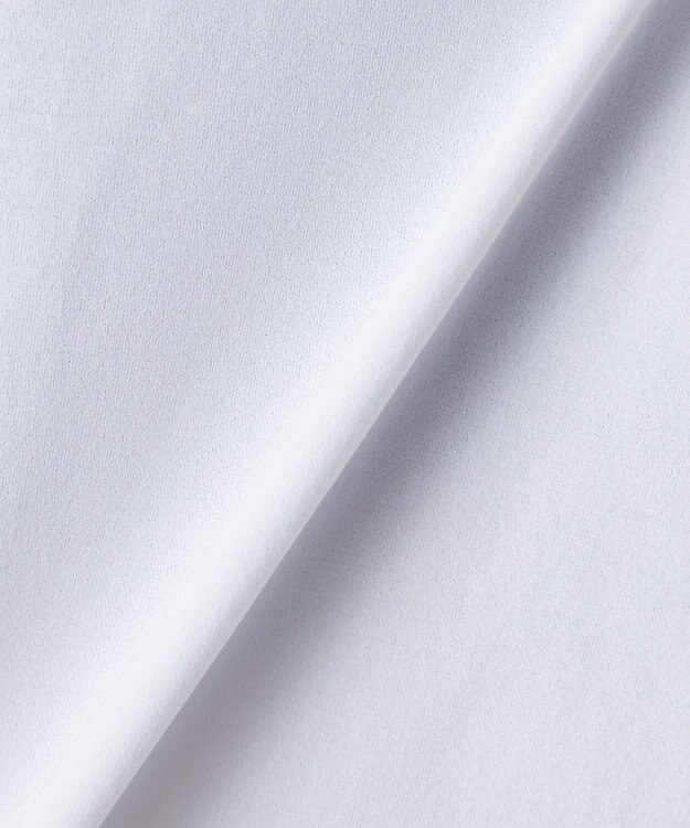 Chacott EasyCare+ノーカラーシャツ ホワイト