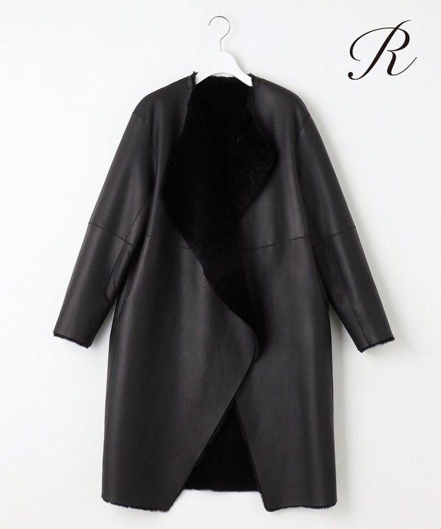 23区 L 【R(アール)】ムートンコート ブラック系