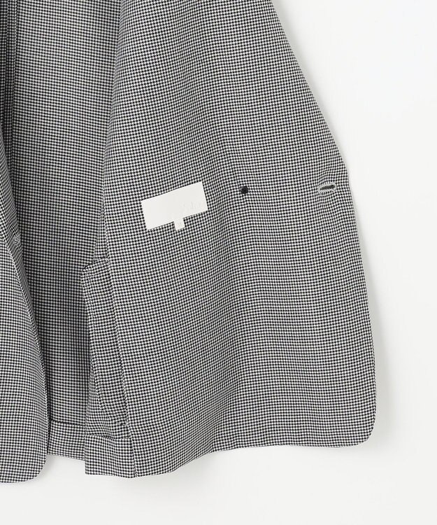 自由区 L 【洗える】ビエラチェックテーラード ジャケット ハウンドトゥース