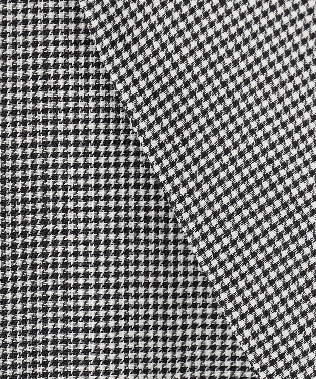 自由区 L 【洗える】ビエラチェックテーラード ジャケット ハウンドトゥース