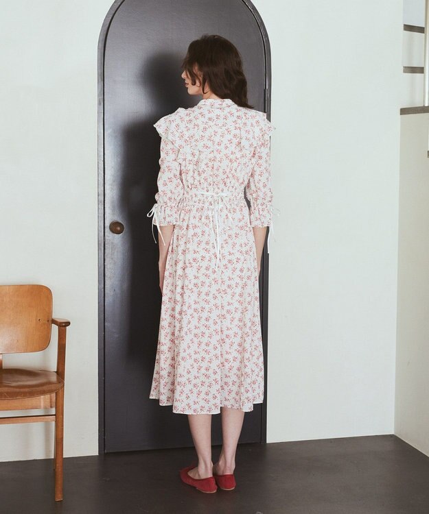 Maison de FLEUR フラワープリントワンピース Pink