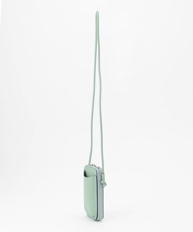 LA BAGAGERIE 【MONICA】サイドノットスクエアポシェット グリーン