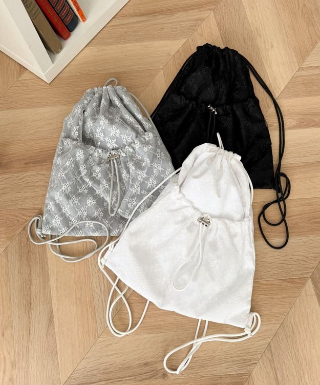 WEGO ドローコードポケットナップサック 柄1