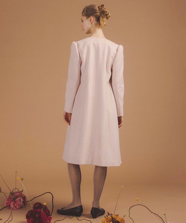 TOCCA 【消臭】IN ROMANCE ロングコート ピンク系