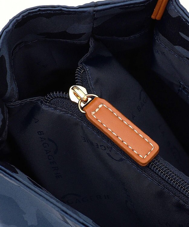 LA BAGAGERIE シャドージャカード A4トートバッグ ネイビー