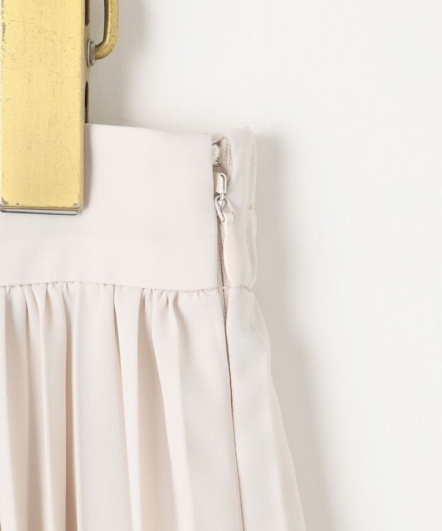 ANY SIS 【洗える】ダブルプリーツコンビ スカート アイボリー