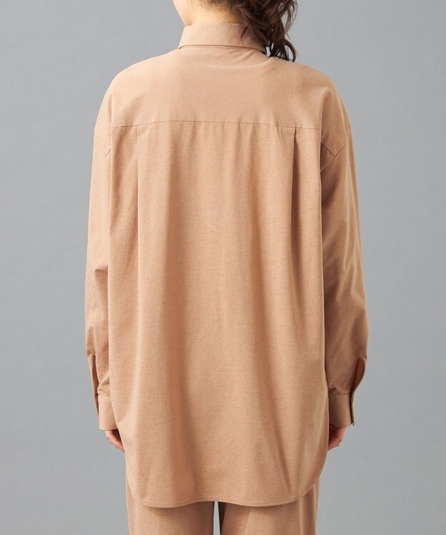 Chacott Chacott BALANCE EasyCare+ オーバーシャツ ベージュ