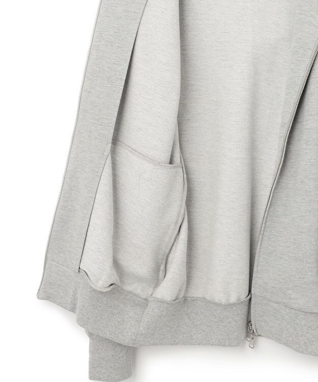 J.PRESS MEN フルジップパーカー ライトグレー系