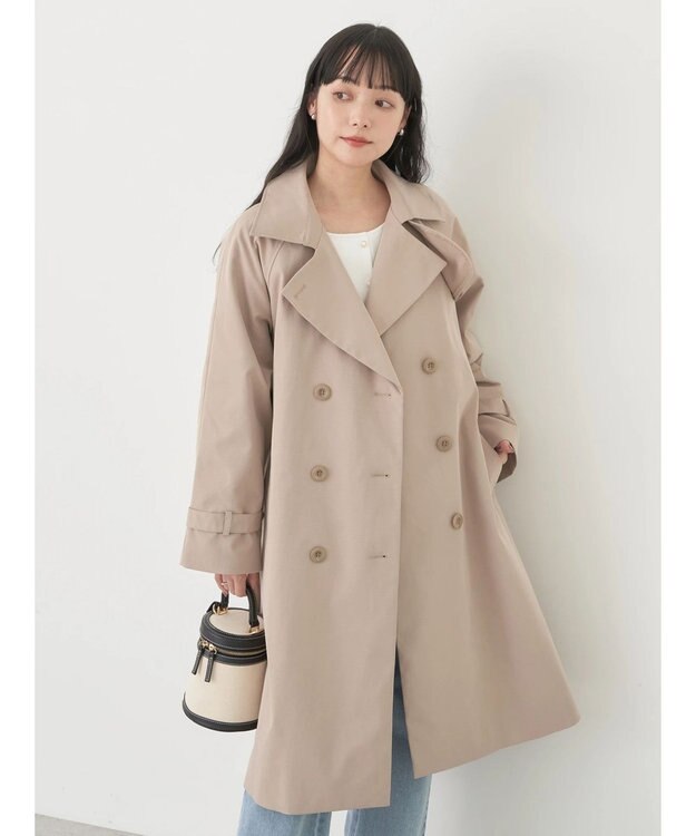 earth music&ecology ベーシックトレンチコート Beige