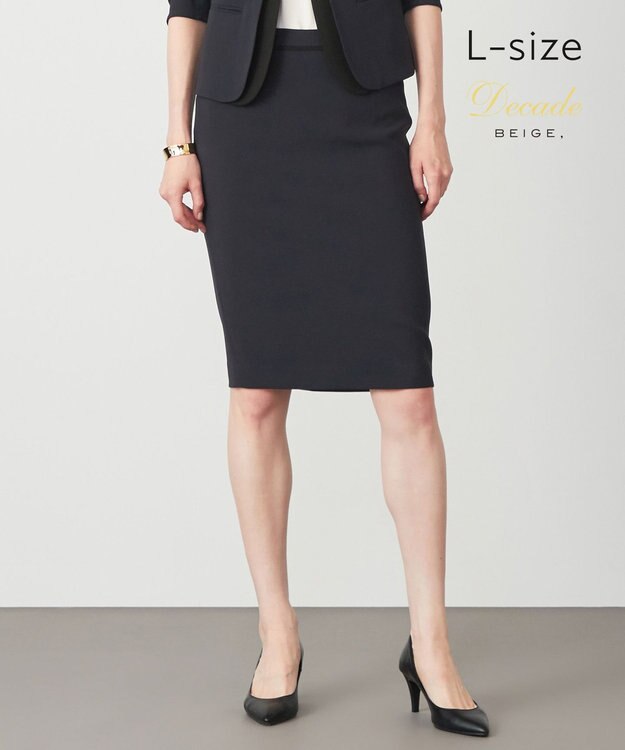BEIGE， 【L-size】CINDY / タイトスカート Navy×Black