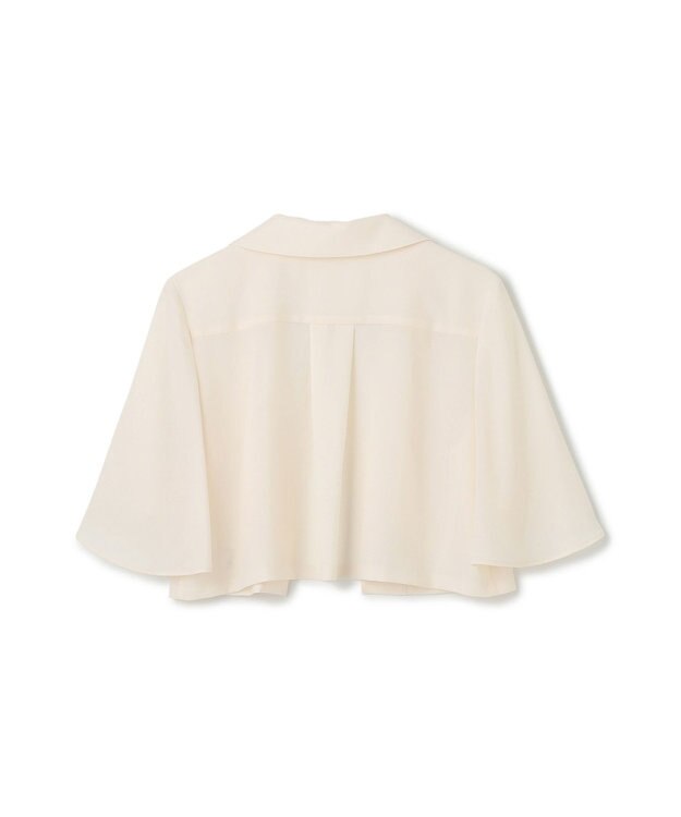 GRACE CONTINENTAL ケープスリーブシアージャケット キナリ