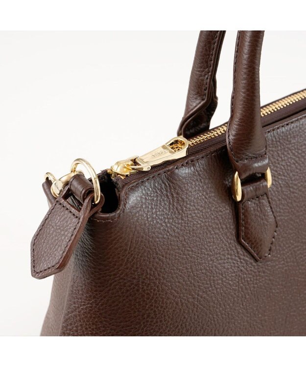 IBIZA アクセソリオ　牛革　2WAYバッグ 濃茶