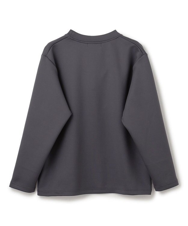 UNFILO MENS BEAUTY FORM JERSEY 着流しカーディガン チャコール