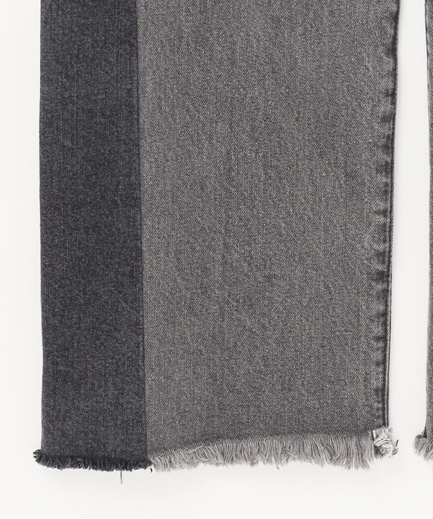 GRACE CONTINENTAL ベルトレスデニムパンツ ブラック