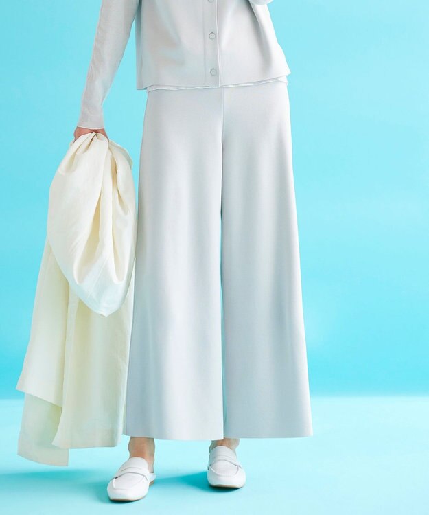 ICB 【セットアップ対応】ハイゲージスムース ワイドパンツ トープ系